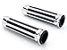 Krator HG001 Hand Grip (Chopper Skull Billet Chrome Comfortable 1