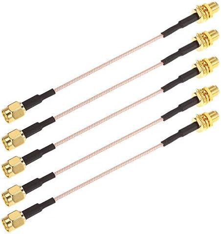 Shuzhen,5pcs RP SMA 5.8G FPV Extension Line Conversion Jumper Cables for QAV250 215 220 UAV Four Axis Racing Car Vehicle