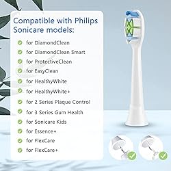 8 Pack Replacement Heads Compatible with Philips