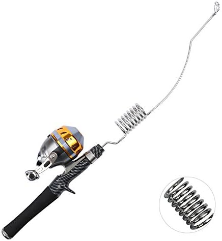 EMMROD Luya fish rod fishing wheel combination Stainless steel material elastic rod Portable EVA gun shank wheel Closed wheel set combination PQ-8C-B