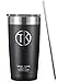 KINCREA Coffee Canister, Airtight Coffee Container with Scoop, CO2 Vent Valve and Date Tracker Wheel,Large Stainless Steel Container Keep Beans and Ground Coffee Fresh Longer