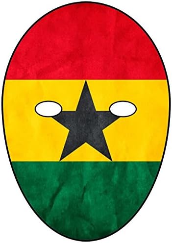 SOCCER WORLD CUP - GHANA - DIY CARD FACE MASK KIT - DO IT YOURSELF