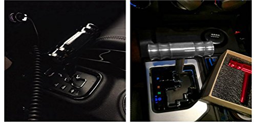 WYYINLI Automatic Part T-Handle Aluminum Hammer Model Manual Transmission Gear Shift Knob for Jeep Commander Wrangler Patriot Compass (Silver)