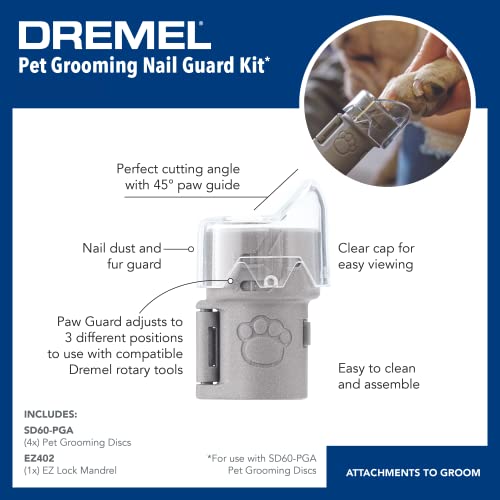 Dremel Pet Grooming Nail Guard Attachment, Ideal for Dog & Cat Nail Trimming, AT02PGK Pricepulse