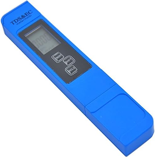 TDS Meter Digital EC - Temperature Meter 3-in-1, Accurate and Reliable Water Test Meter With Protective Leather Case For Drinking Water Aquariums Ponds by Bovini