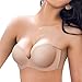 Strapless Backless Pushup Self Adhesive Bra for Backless Dress and Wedding Dress Cup Size B