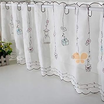 Buy Generic Fresh Half Finished Products Coffee Short Curtains
