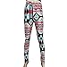Orangesky Women Casual Sport Skinny Geometric Print Stretchy Pants Leggings