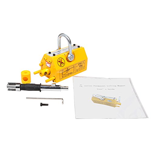 Goetland 660 LBS 300 KG Metal Steel Magnetic Lifter N42-45 Neodymium Magnet Lift Heavy Duty Hoist Shop Crane