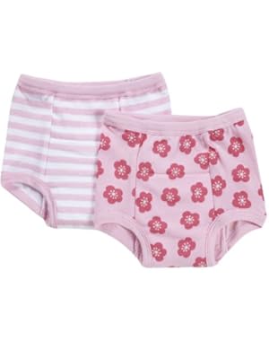 green sprouts by i play. Baby Girls' 2 Pack Training Pants (Baby) - Pink Blossom - 24 Months