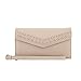 Rebecca Minkoff Wristlet, Whipstitch Tech Wristlet [Credit Card Case] Wallet Case fits Apple iPhone 7 - Nude Leather