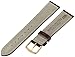 Hadley-Roma Men's MSM835RB-180 18-mm Brown Genuine Italian Calfskin Leather Watch Strap