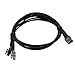 EVGA Black G2/P2/T2 Power Supply Cable Set, Individually Sleeved (100-CK-1300-B9)