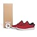PENGCHENG Men's Women's 7 Colors LED Shoes Fashion Sneakers Sports Shoes Size 6.5 US Red