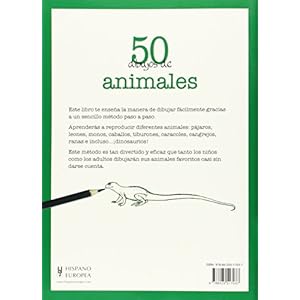50 dibujos de animales (Spanish Edition)