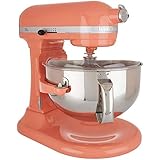 Kitchenaid Professional 600 Stand Mixer 6 quart, Bird of Paradise (Renewed)