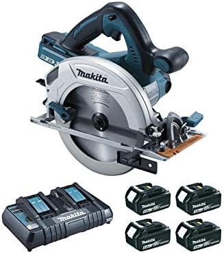 Makita Scie Circulaire 36v 2x18v Li Ion O190mm 4 Batteries 5 Ah Dhs710pt4j Amazon Fr Bricolage