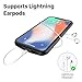 Euhan iPhone X/10 Battery Case, 4000mAh Rechargeable Power Charging Case for iPhone X /10 (5.8 inch) Extended Battery Pack Protective Ultra Thin Charger Case,Compatible with Wire Headphones (Black)