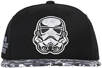 Hatson Star Wars Collaboration Snapback Basic CAP Fasion HAT Unisex Free Size (216 BK)
