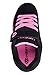 Heelys Dual Up Skate Shoe (Little Kid/Big Kid), Black/Pink, 3 M US Little Kid
