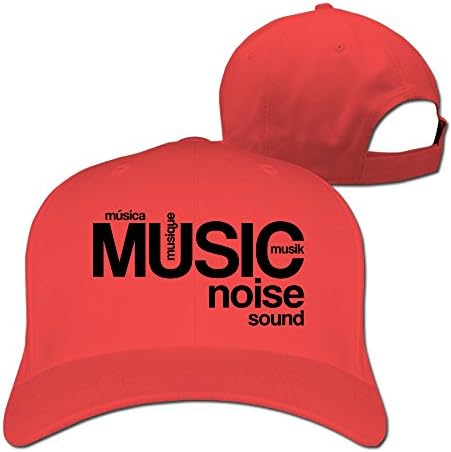 GoodDesign Music Noise Sound Brim Caps Summer Hats With\r\nAdjustable Snapback Strap 8 Colors