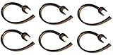 12 Pieces (6-clear/6-black) Earhook Ear Hook Clip Loop Replacement Compatible with Following Bluetooth Headset: Motorola H375