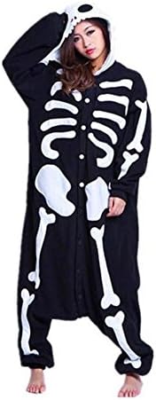 Adult Unisex Onesies Kigurumi Pyjamas Fleece Animal Costumes Cosplay Cartoon Sleepwear (M(Tall:161-170CM))