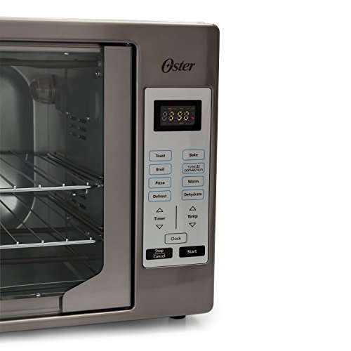 Oster Stainless Steel Collection French Door Oven, Extra Large, Black