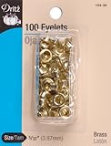 Dritz 104-35 Eyelets 5-32 in. 100-Pkg-Brass