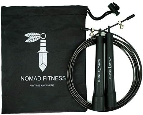 Premium Quality Cross Fit Jump Rope | Boxing Fitness Training | MMA Skipping Rope for Men and Women |Cardio Training Fitness Rope | Adjustable Speed Rope | Weighted Jump Rope | Crossrope