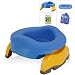 Kalencom Potette Potty Value Bundle: Potette Plus 2-in-1 Travel Potty | Home-Use Collapsible Reusable Potty Liner | 10-Pack Disposable Potty Liners | Drawstring Carry Bag (Blue/Blue) primary