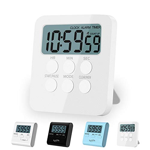 Kissarex Digital Kitchen Countdown Timer Teachers Classroom Counter Large LCD Loud