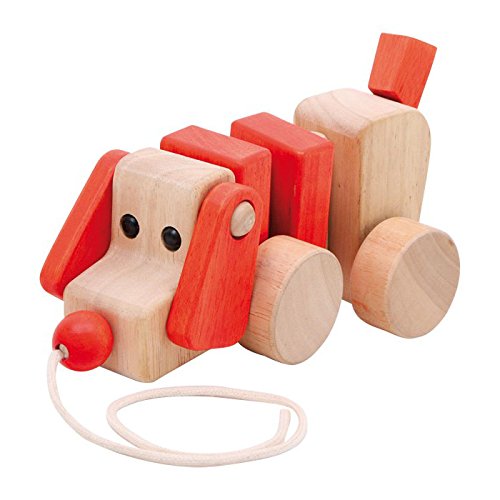 small foot 2101 Zieh-Hund, Mehrfarbig
