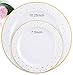I00000 25 Guest Gold Plastic plates with Silverware & Gold rim Cups, Includes 25 Dinner Plates, 25 Salad Plates, 25 Forks, 25 Knives, 25 Spoons, 25 Tumbles (Dots White/Gold)