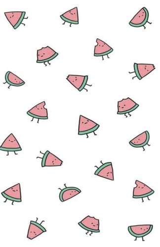 Sketchbook: Cute watermelon : 120 Pages of 5.5