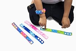 Toy Store E 12pcs Pop It Bracelet Fidget Toys