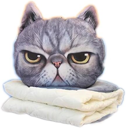 Utosi 3D Realistic Animal Dog And Cat Pillow Quilt Duvet Cover Plush Cushion And Blanket