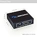 BomStar 1x2 HDMI Splitter for Full HD 1080P Support 3D Hdmi Signal Splitter Hdmi Splitter 1 in 2 out with Power Supply