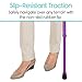 Vive Walking Cane for Women, Men, Elderly - Patented Offset Grip - Lightweight Adjustable Walking Aid with a Non-Slip Tip - Sturdy Balancing Mobility Aid for Seniors, Supports Up to 250lbs (Teal)