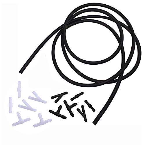 Universal Windshield Washer Nozzle Fluid Hose Kit 3 Meters with 12 Pcs Hose Connectors Suitable for Most of Car Washer Fluid Tubing - Thumbnail 6