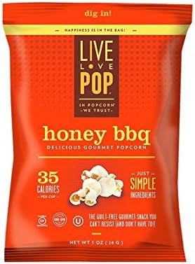Live Love Pop Honey BBQ Popcorn 1.0oz (24 pack)