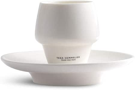 SAULA PREMIUM 4 Tazas y Plato café Sommelier con cámara de Aroma