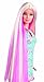 Barbie Hairtastic Blue Dress Long Blonde Hair Doll