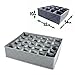 Yinrunx Baby Foldable Underwear Socks Drawer for Thin Socks Closet Organizers Dividers Storage 30 Cell
