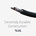 PlugLug HDMI Fiber Optic Cable 75 feet 4K Fiber HDMI Cable Supports 4K@60Hz, 4:4:4/4:2:2/4:2:0, HDR, Dolby Vision, HDCP2.2, ARC, 3D, High Speed 18Gbps, Slim and Flexible Long HDMI Fiber Optic Cable