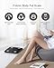 iTeknic Bluetooth Body Fat Scale, Bathroom Weight Scale Digital Smart BMI Scale Body Composition Analyzer with Smartphone App for Body Weight, Fat, Water, BMR, Muscle Mass 400lb, Black