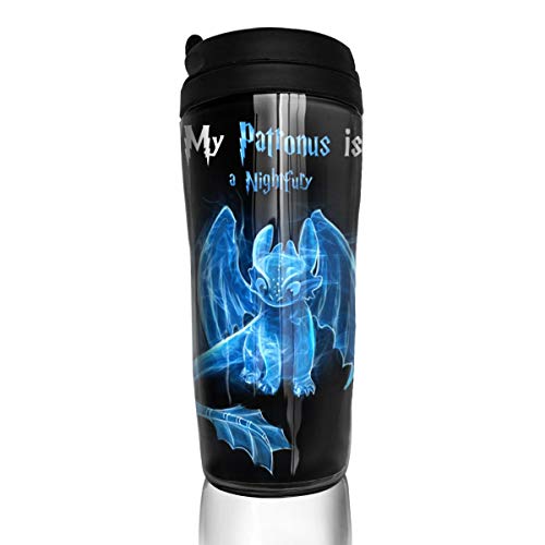 VIMMUCIR Coffee Mug My Patronus is A Nightfury Curve Traveler Water Bottles Double Wall Thermos Coffee Cup for Man