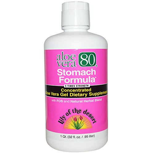 Lily of the Desert, Aloe Vera 80, Stomach Formula, 32 fl oz (.95 L) - 2pc Lily of the Desert, Aloe Vera 80, Stomach Formula, 32 fl oz (.95 L) - 2pc