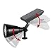 LeaningTech Outdoor LED Solar Spotlight Light/ In-ground Lights –Waterproof, Flag 180°angle Adjustable and 4 LED Solar Outdoor Lighting, Spotlights, Security Lighting for Garden, Pool Pond Patio, Deck, Yard, Garden