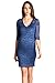 HELLO MIZ Women's Maternity Floral Lace Knee Length Bodycon Dress